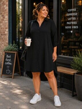 Elegant Black Women's Dress
